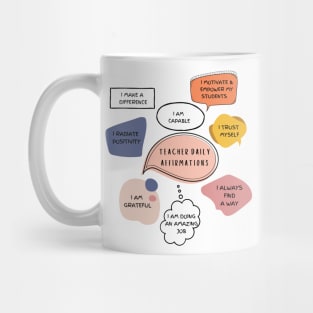 Teacher Daily Affirmations Mug